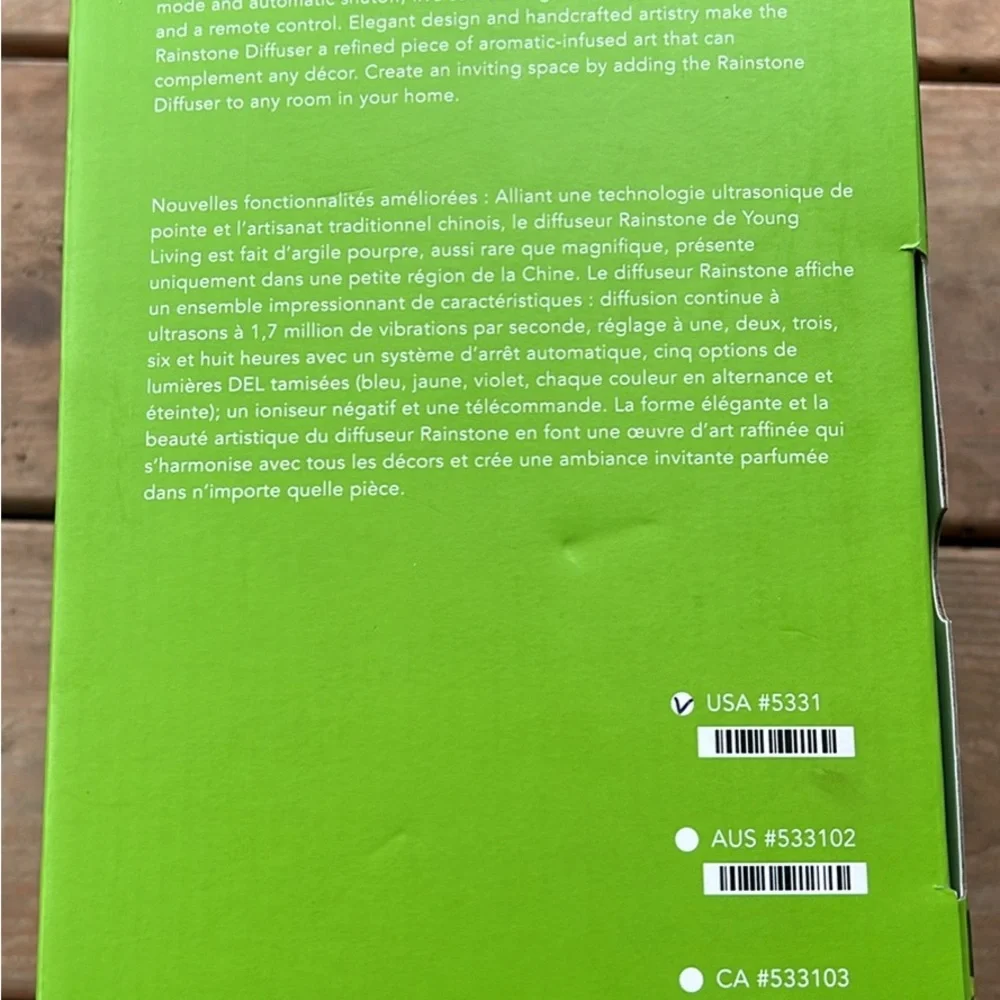 Young Living Rainstone Diffuser Open Box NEW - Picture 4 of 6